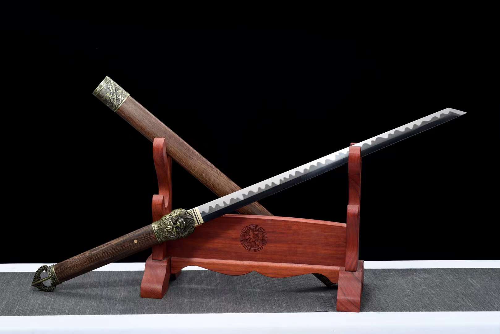 The Supamaji Kumonki Handmade Ninjato Wakizashi Spring Steel