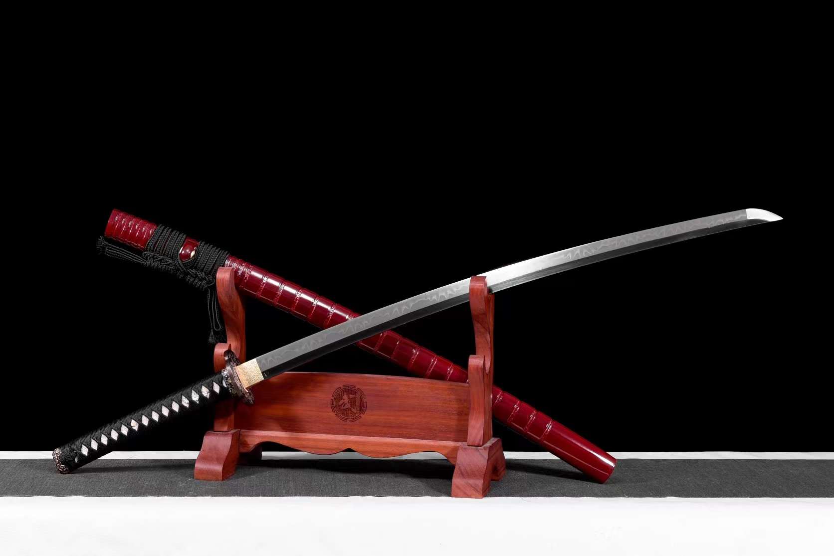 The Chinohasu Handmade Katana Clay Tempered T10 Steel