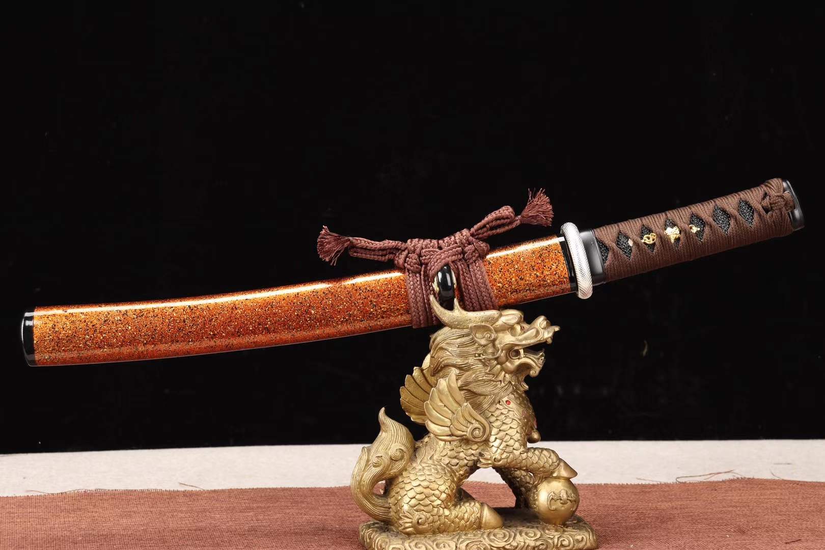 The Hodo Yoru Handmade Tanto Katana T8 Manganese Steel