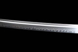 The Batsusora Handmade Katana Wakizashi Clay Tempered T10 Steel