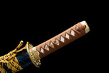 The Gorudo Ume Handmade Tanto Katana Clay Tempered T10 Steel