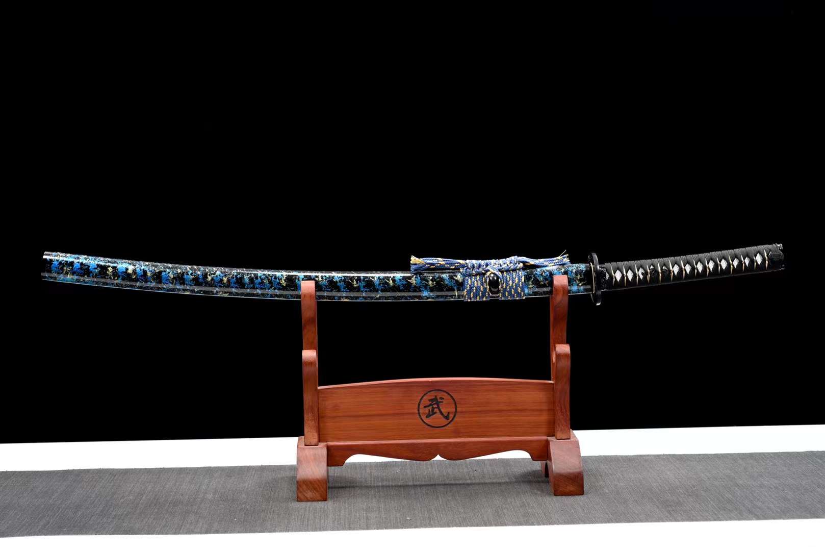 The Kiku Tekisuto Handmade Katana Manganese Steel