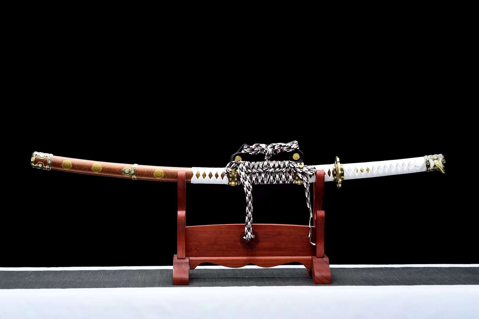 The Goruden Sakura Handmade Katana Spring Steel