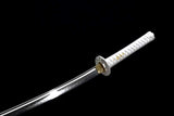 The Shirubadoragon Handmade Katana Clay Tempered T10 Steel