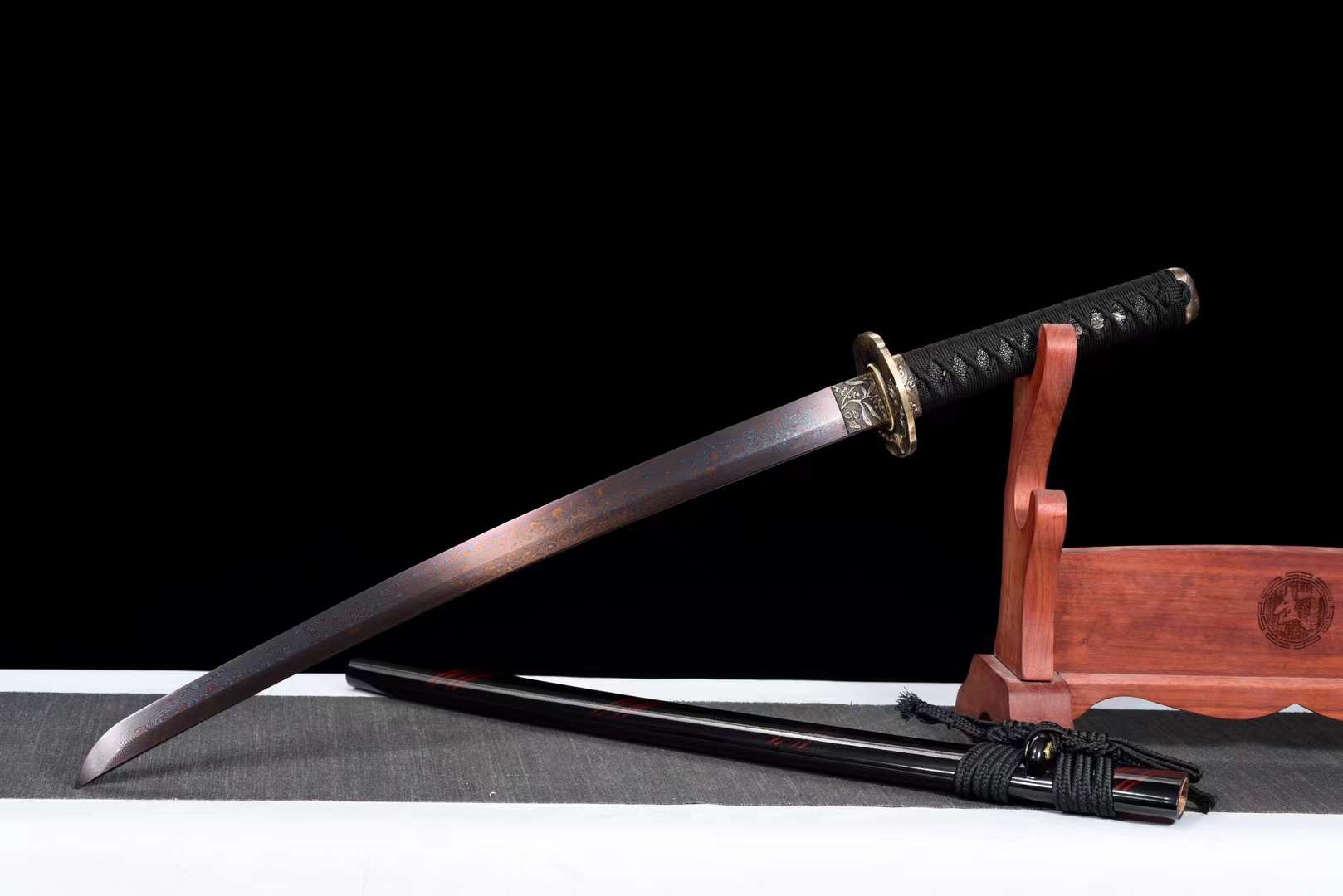 The Hasu Rokkotsu Handmade Wakizashi Pattern Steel