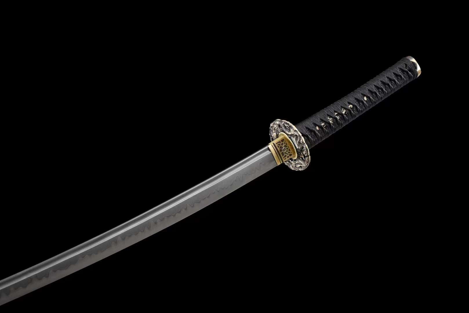 The Ronji Handmade Katana Clay Tempered T10 Steel