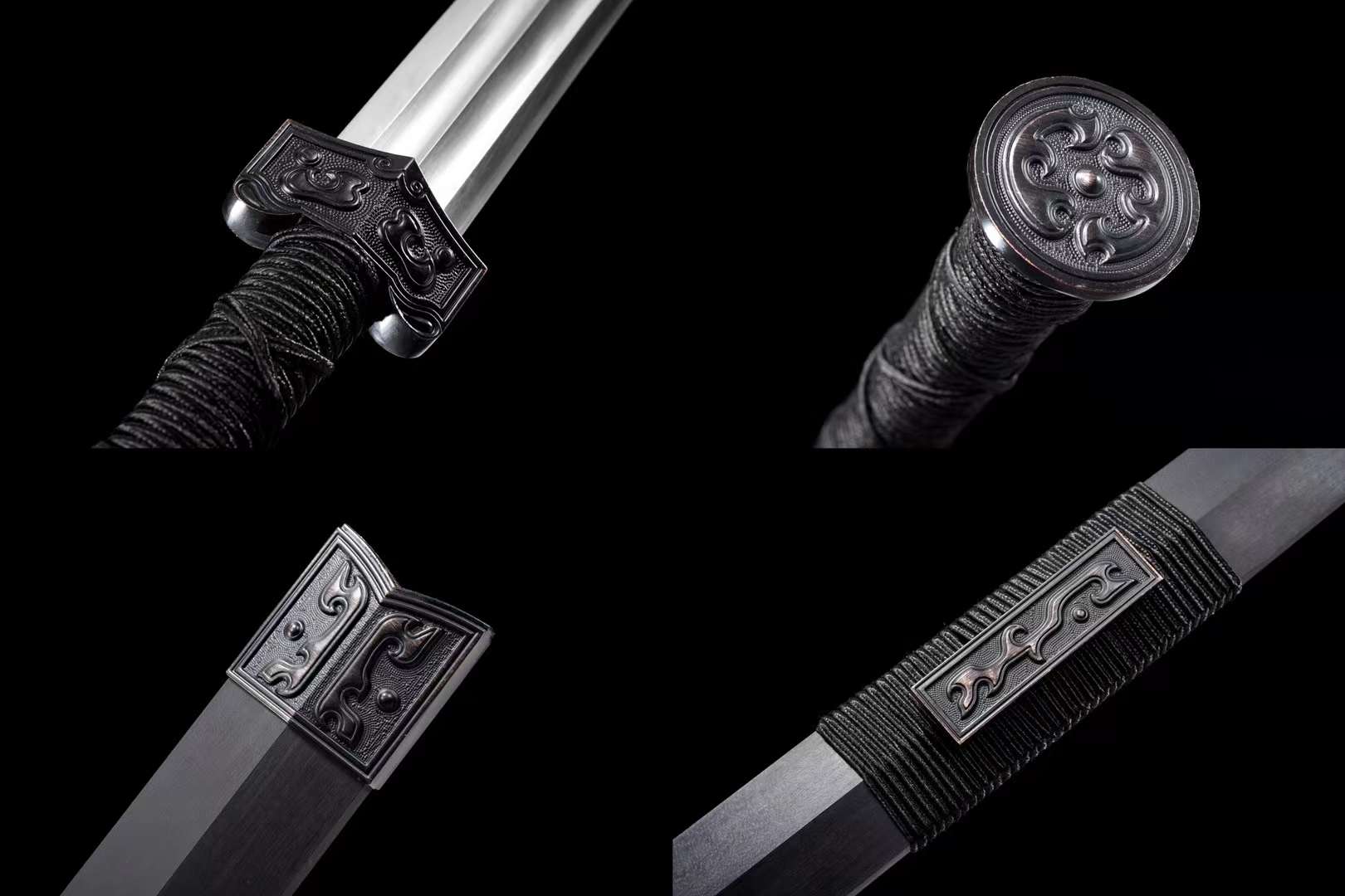 The Karami Shikkan Handmade Chinese Sword Manganese Steel-Romance of Men