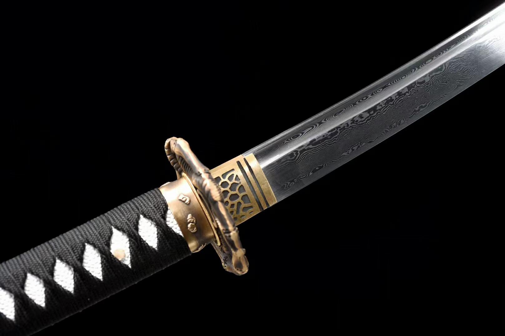 The Takehebi Handmade Katana Pattern Steel