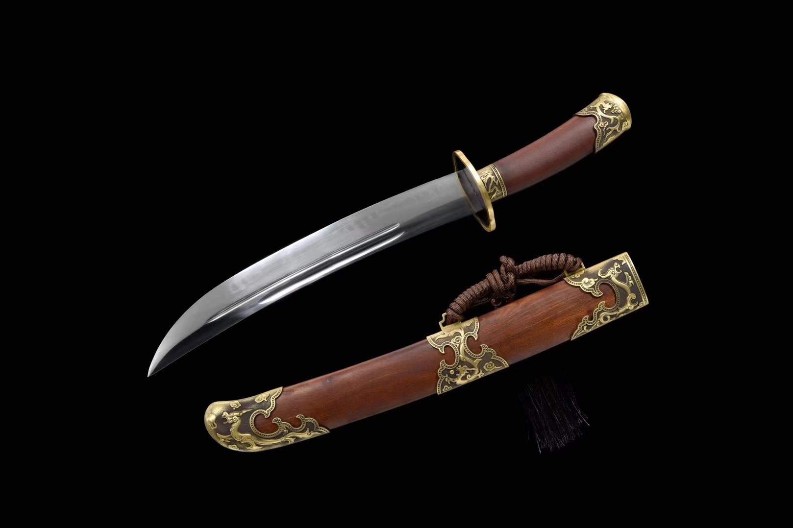 The Soryu Handmade Small Chinese Dao T10 Steel-Romance of Men