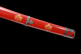 The Jiebantai Sodo Handmade Katana Clay Tempered T10 Steel