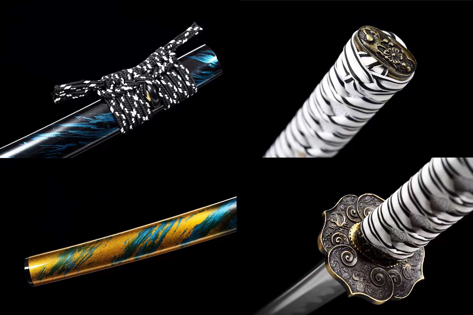 The Kamakura Aojiroi Handmade Katana High Carbon Steel