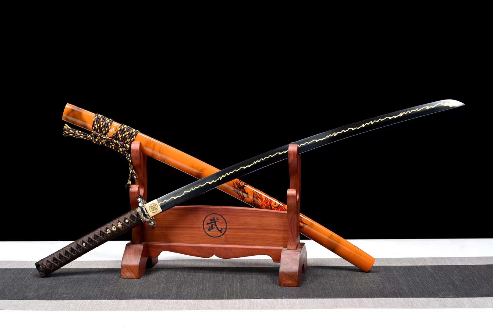 The Yama Hadesu Handmade Katana Manganese Steel