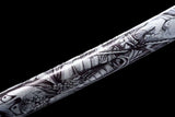 The Fukugi Handmade Katana Pattern Steel