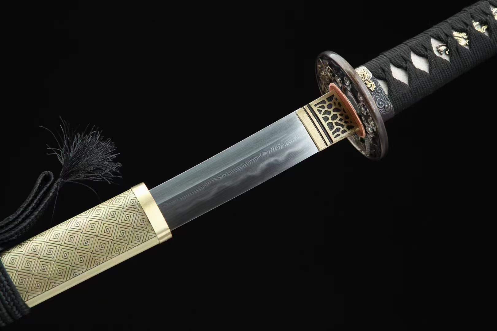 The Shoku Buronzu Handmade Katana Pattern Steel