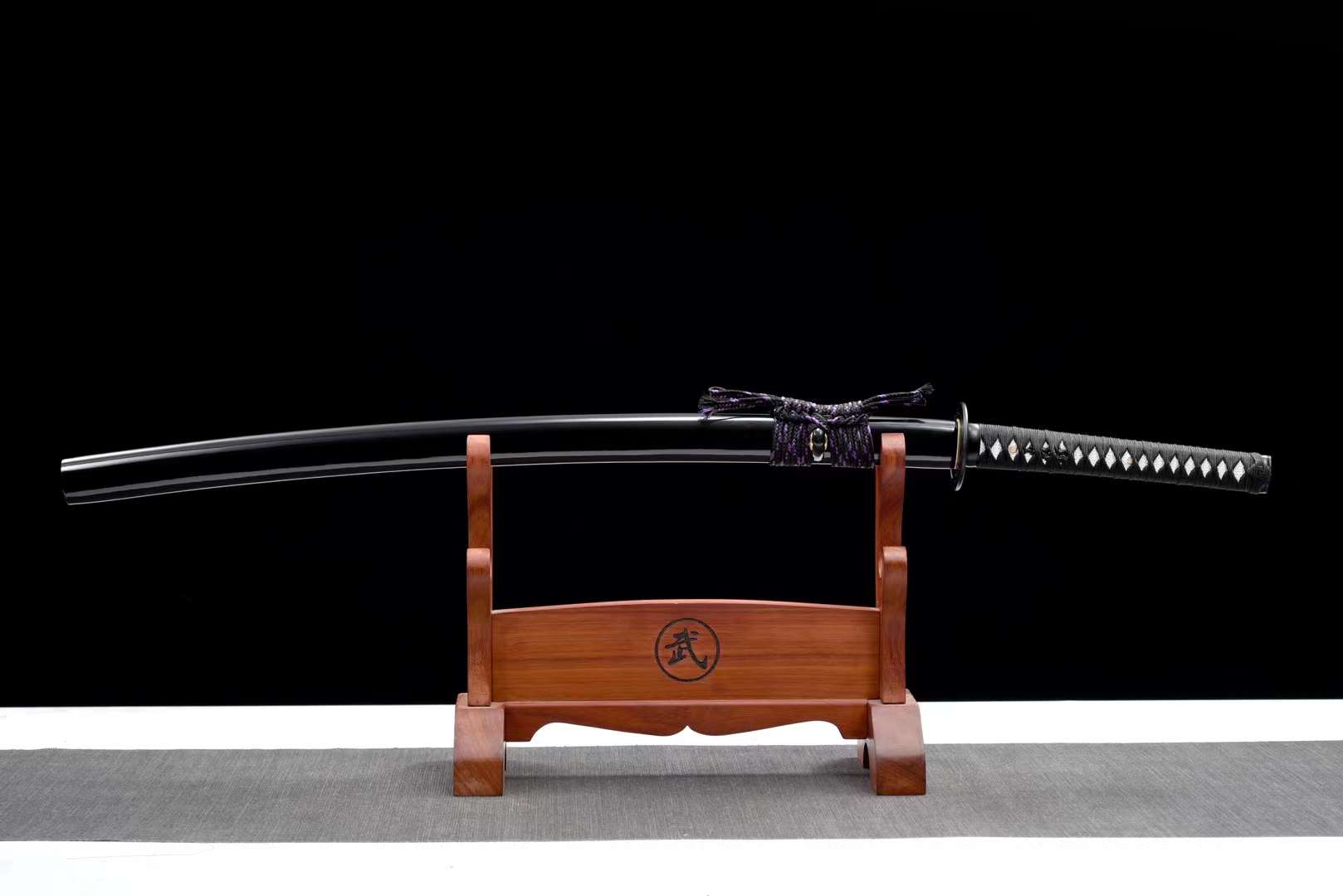 The Shizukana Lan Handmade Reverse Blade Katana Pattern Steel