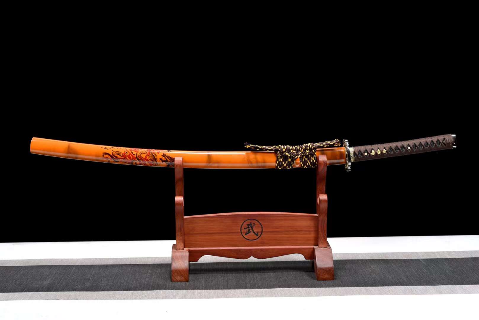 The Yama Hadesu Handmade Katana Manganese Steel