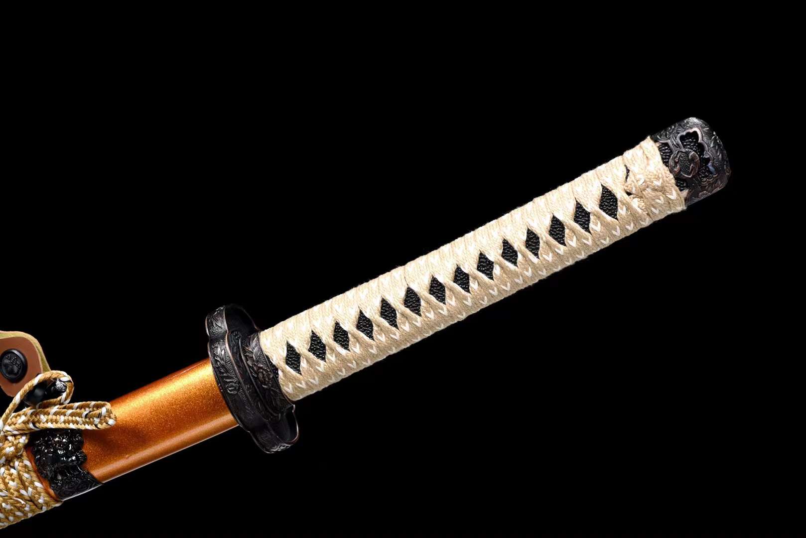 The Koganegiku Handmade Katana Spring Steel