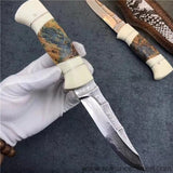 The Liberty Damascus steel fixed blade