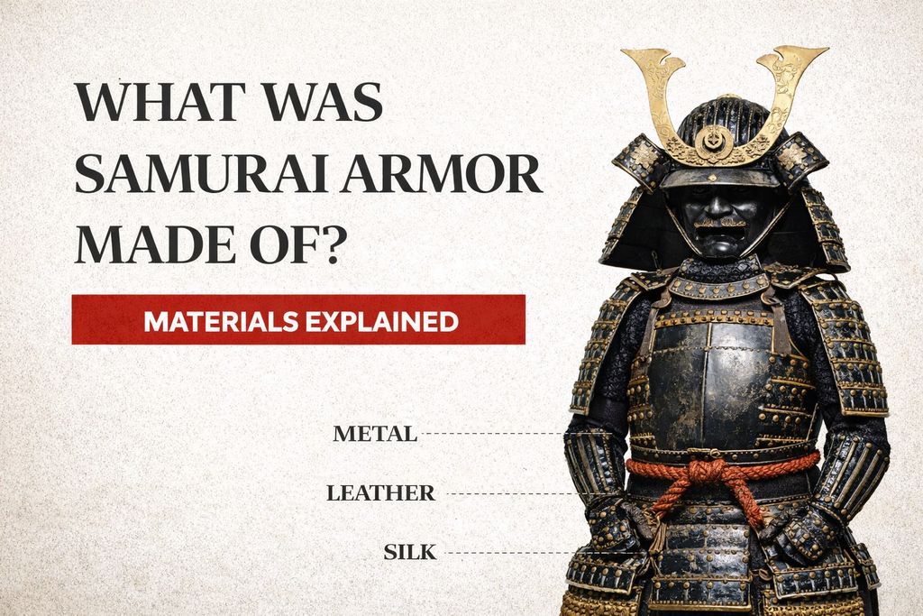 what material was samurai armor made of