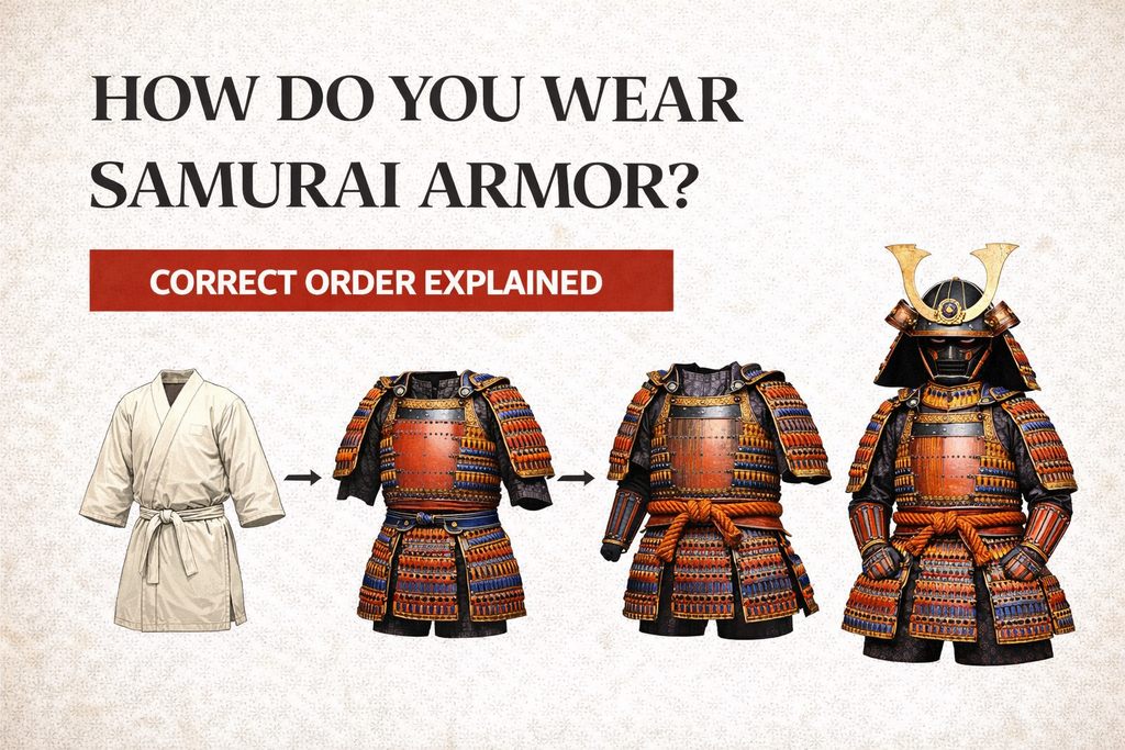 How to wear samurai armor - Correct Order explained