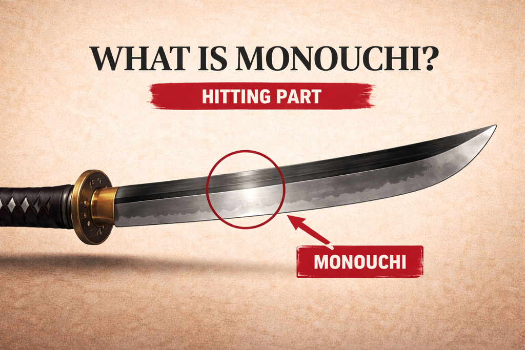 Katana Monouchi The hitting part on the sword blade you should know