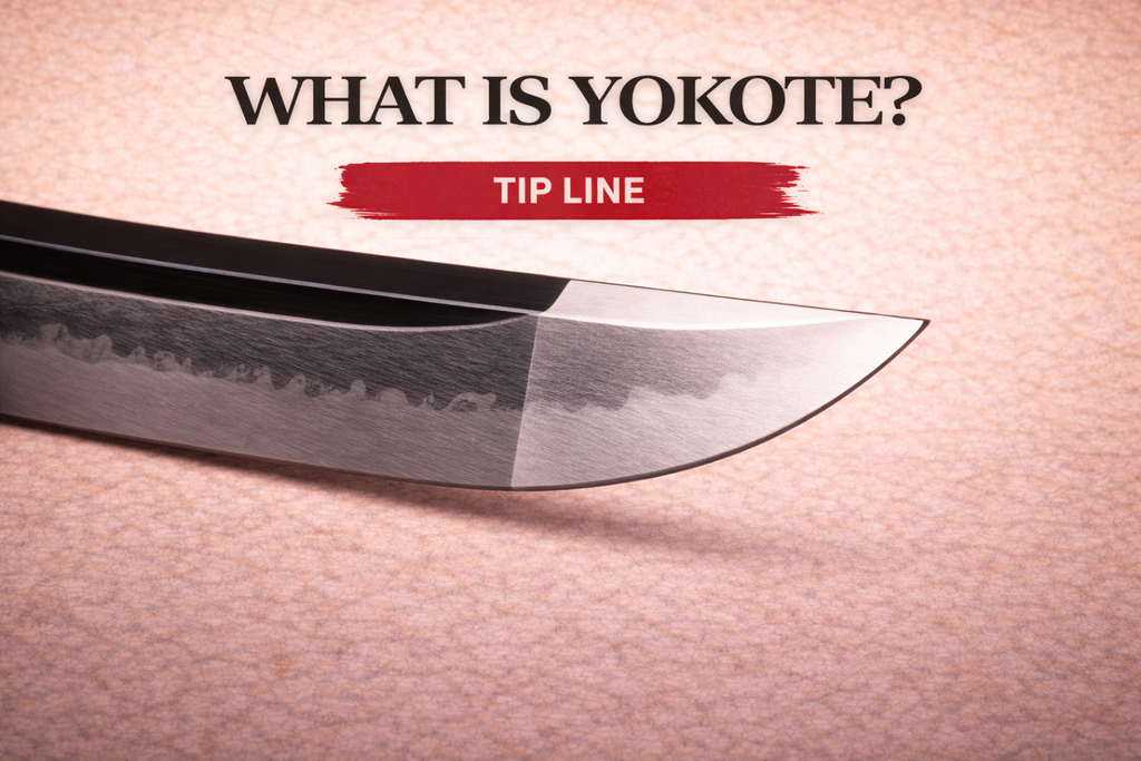 Katana Yokote complete guide to understand this line near the Kissaki