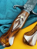 Venus's Grace Damascus Steel Fixed Blade