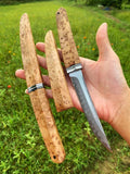 Rolling Hills Damascus Steel Fixed Blade Tanto