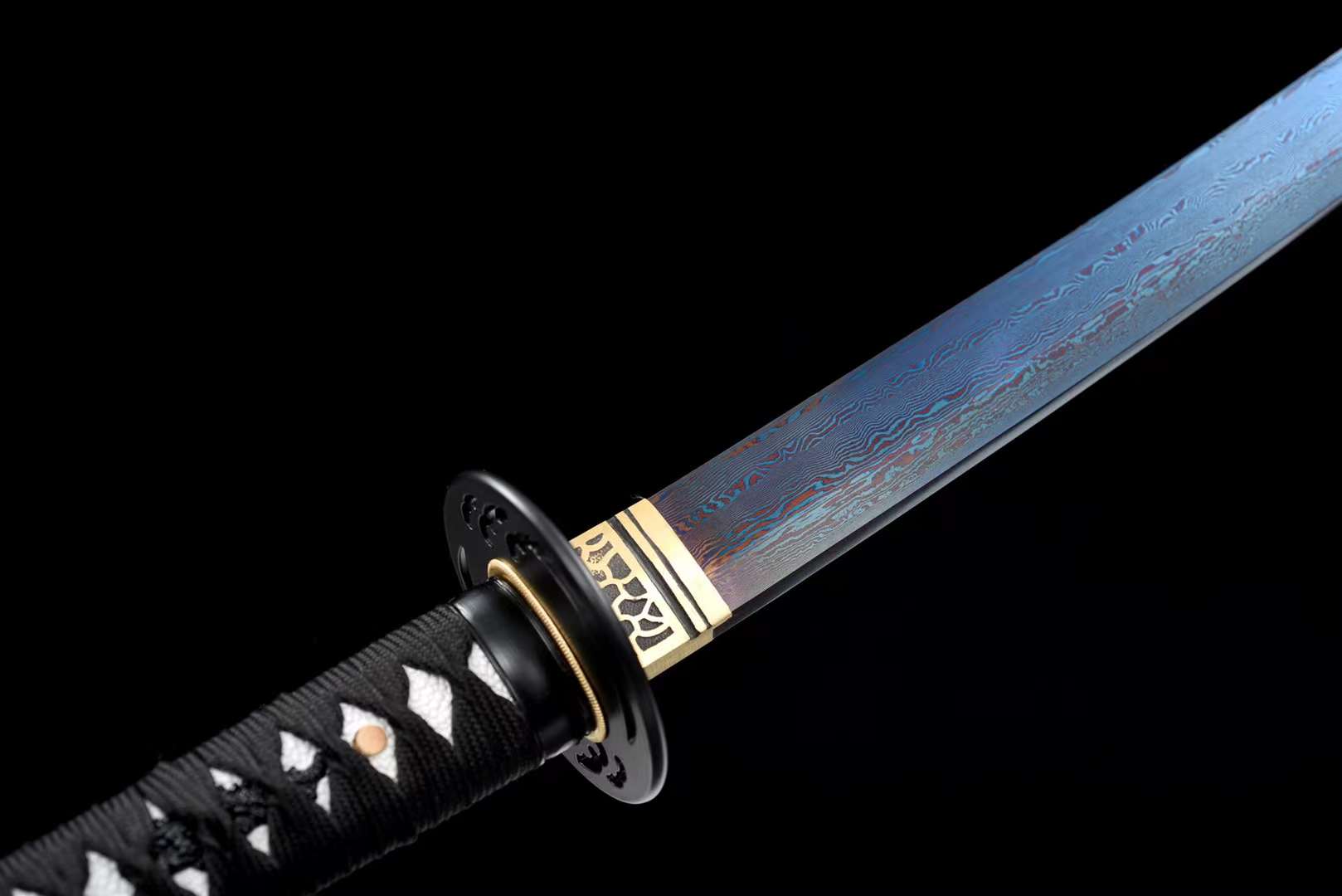 The Shizukana Lan Handmade Reverse Blade Katana Pattern Steel