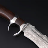 The Zeal Damascus Steel Fixed Blade