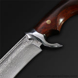 The Musou Damascus Steel Fixed Blade-Romance of Men