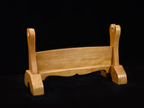Brown Fortune Solid Wood Single Tier Katana Stand