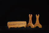 Brown Chasing Dragons Solid Wood Single Tier Katana Stand