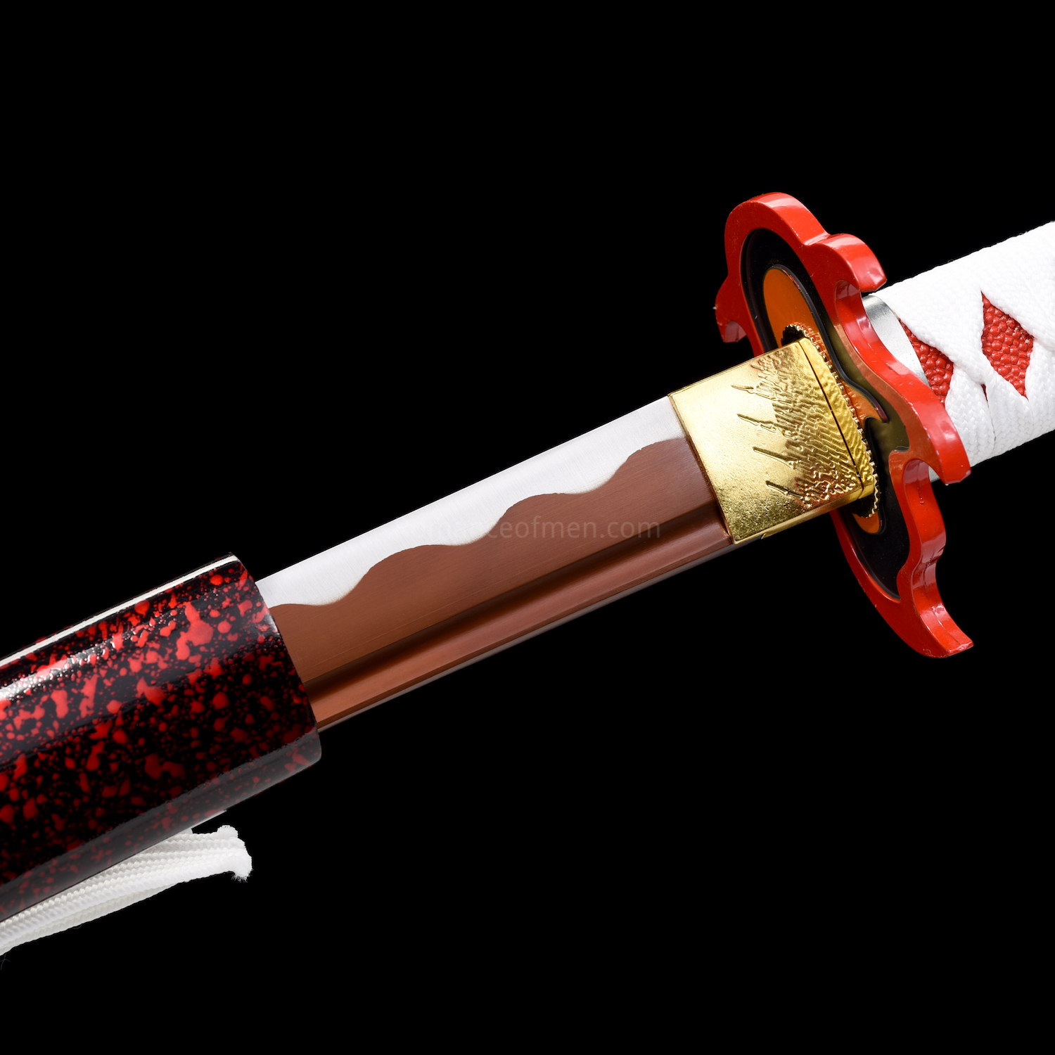 41 Demon Slayer Kyojuro Rengoku Samurai Sword Wooden Katana