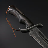 The Darkness Reaper Damascus Steel Fixed Blade