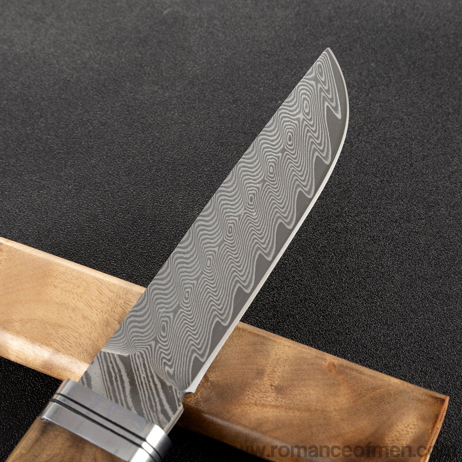 The yoshioka warrior damacus fixed blade knife-Romance of Men