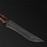 The Devil Damascus Steel Fixed Blade