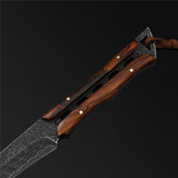 The Devil Damascus Steel Fixed Blade