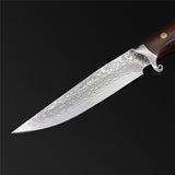The Conqueror Damascus Steel Fixed Blade