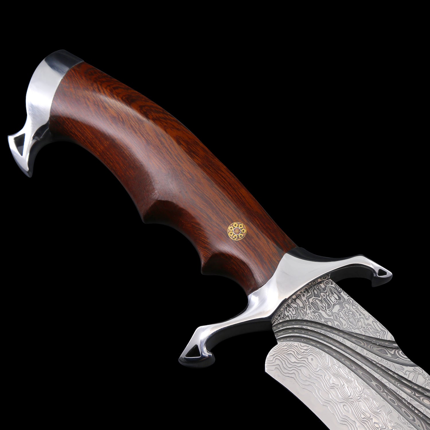 The Trigger Damascus Steel Fixed Blade