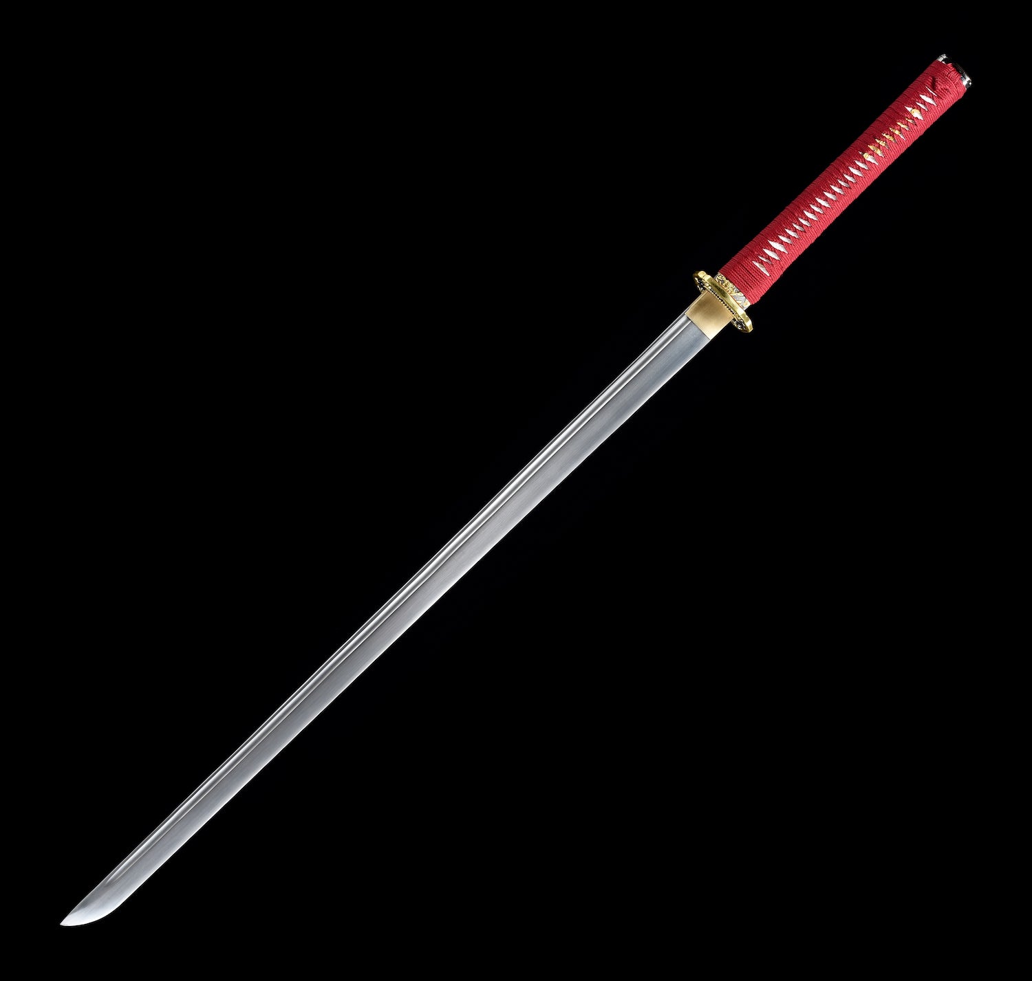 The Red Sakura Handmade Ninjato Manganese Steel-Romance of Men