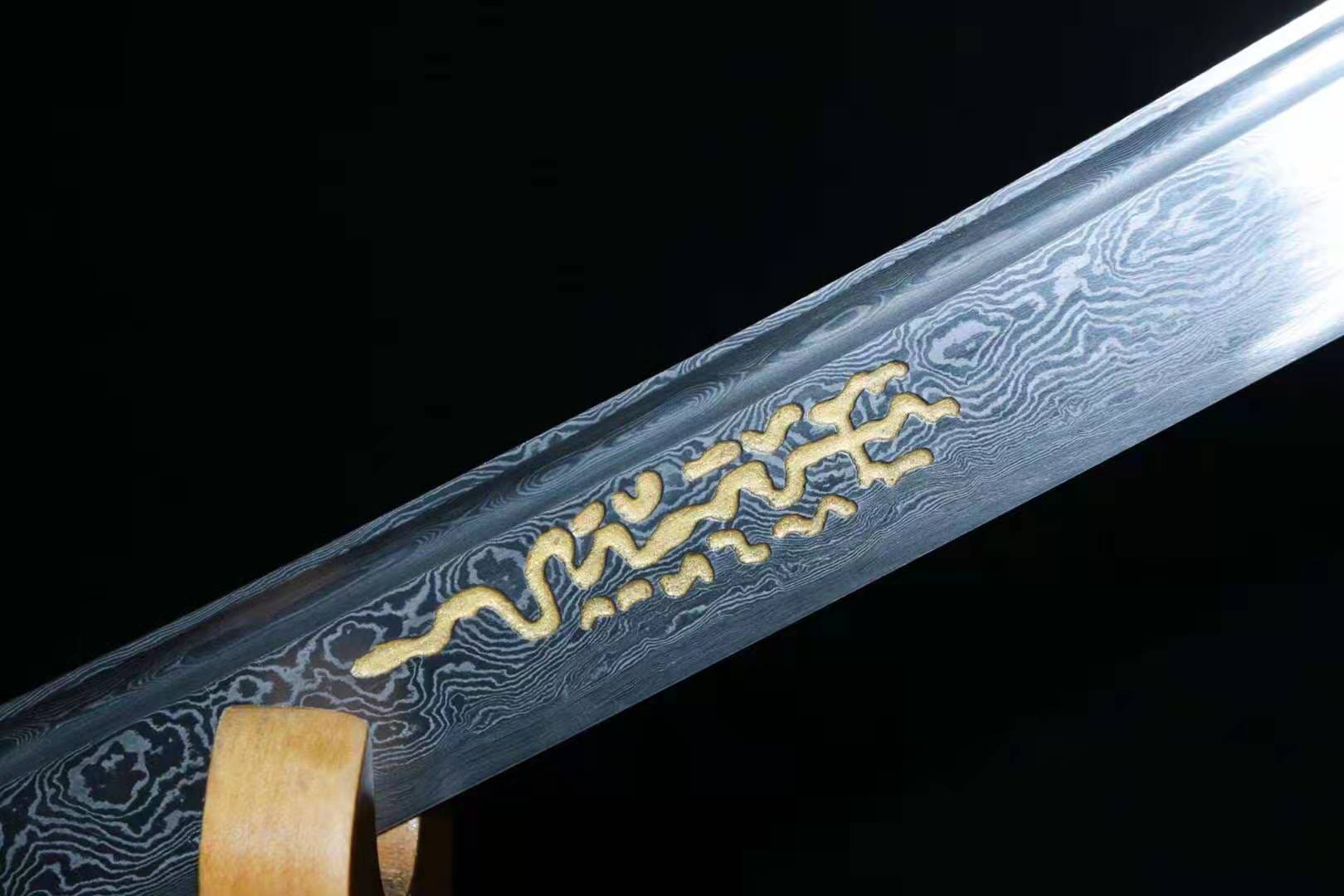The Kokitei Handmade Chinese Dao Pattern Steel-Romance of Men