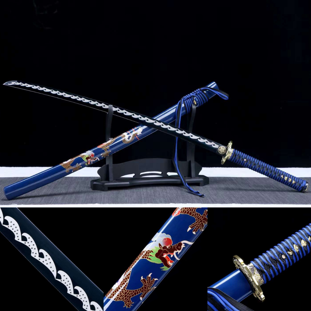 Real Katana Samurai Sword Handmade Battle Ready Full Tang T10 Steel Bl