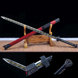 The Yatsuomote Ken Handmade Chinese Sword Manganese Steel