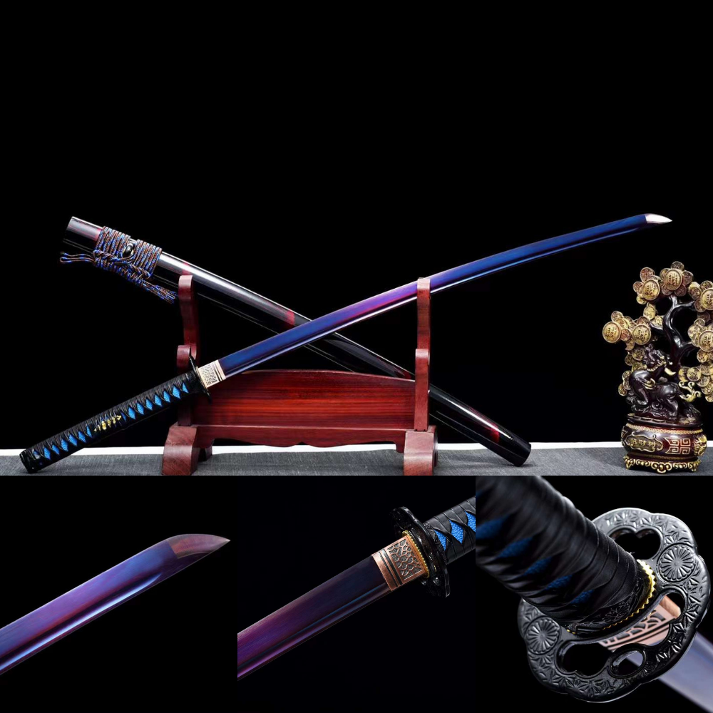 AUXIER Samurai Sword Real Katana Swords for Men Palestine