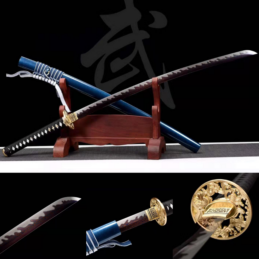 Real Katana Samurai Sword Handmade Battle Ready Full Tang Pattern
