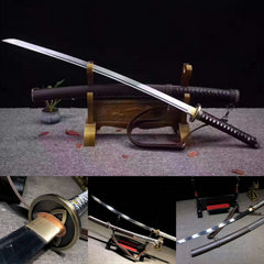 Real Katana Samurai Sword Handmade Battle Ready Full Tang Manganese St