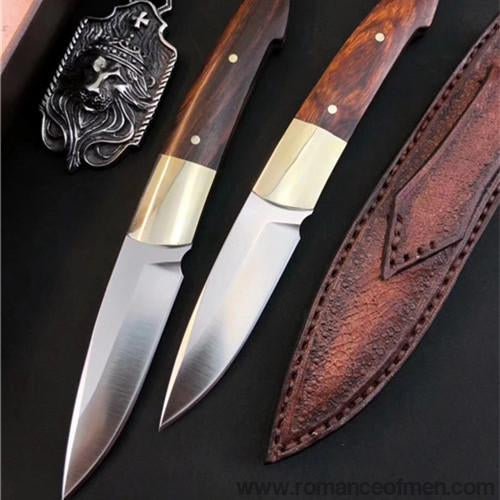 The warship fixed blade knife M390 Blade 17CM-Romance of Men