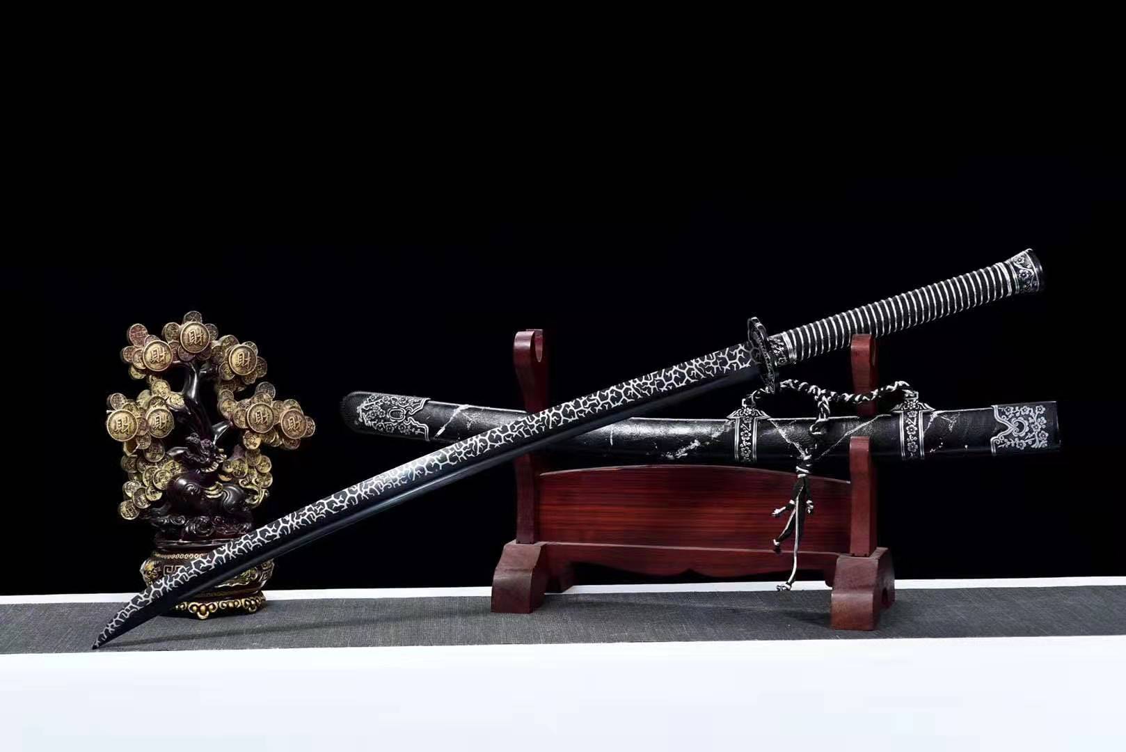 The Tsumetai Tsuki Handmade Chinese Dao Manganese Steel-Romance of Men