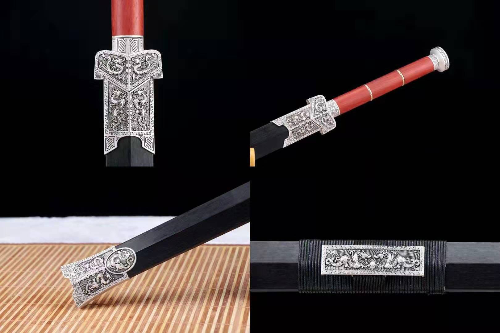 Ryu unkan Handmade Chinese Sword Spring Steel-Romance of Men